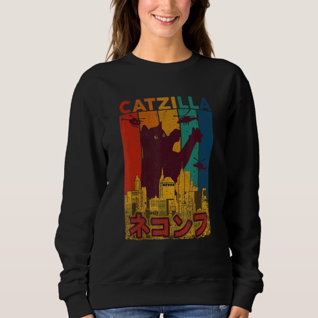 Sweatshirt Catzilla Ca  Cat Cat (Devant)