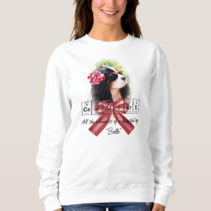 Sweatshirt Cavalier Tricolor Amoureux de les chiens Sweater