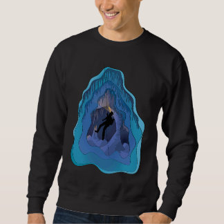 Sweatshirt Cave Explorer Funny Caving Caver Speleology Spelu