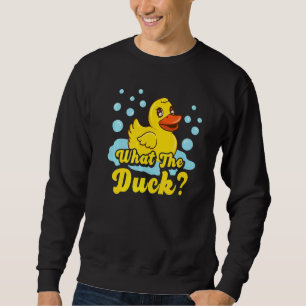 Sweatshirt Ce canard jaune caoutchouc canard