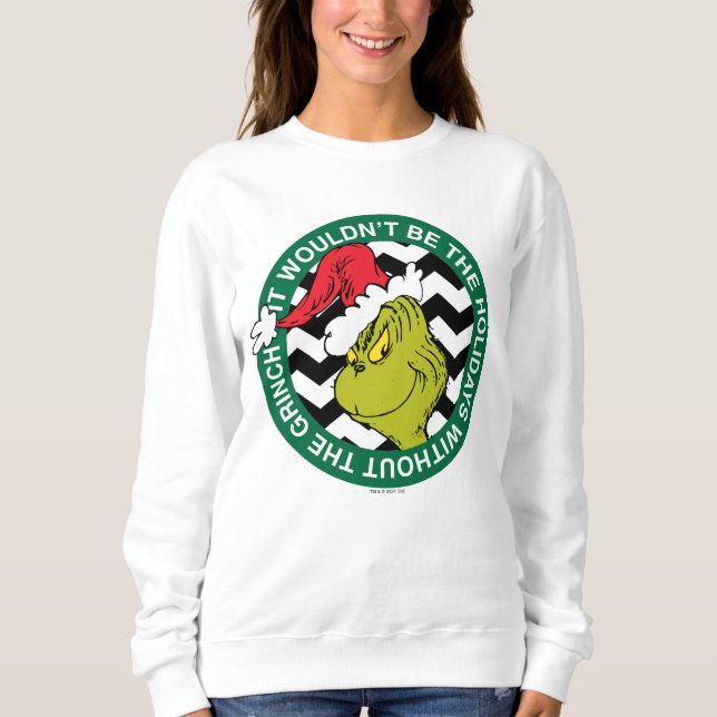 Sweatshirt Ce ne serait pas les vacances sans Grinch (Devant)
