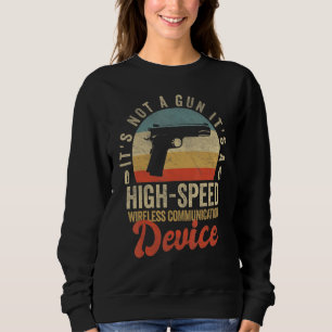 Sweatshirt Ce N'Est Pas Un Mème D'Arme À Feu - Drôle Ce N'Est