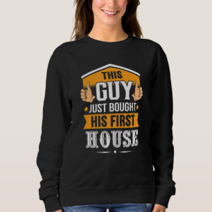 Sweatshirt Ce Type Vient D'Acheter Le Chauffage De Sa Premièr