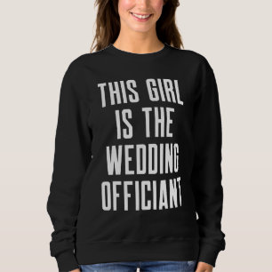 Sweatshirt Célébrant de Mariage Ce Ministre Ordonné sur Inter