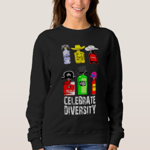 Sweatshirt Célébrez la diversité Vodka Whiskey Gin Rum Wine T