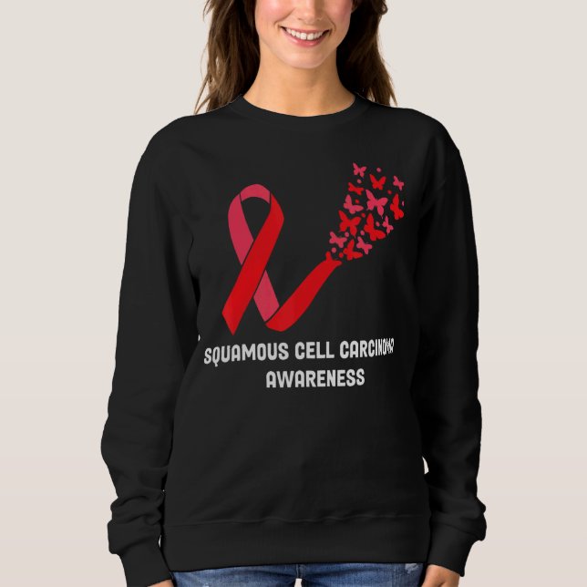 Sweatshirt Cellule Squameuse Sensibilisation au Carcinome Cel (Devant)