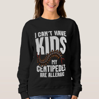 Sweatshirt Centipedes Mère Entomologiste Arthropode Alimentat