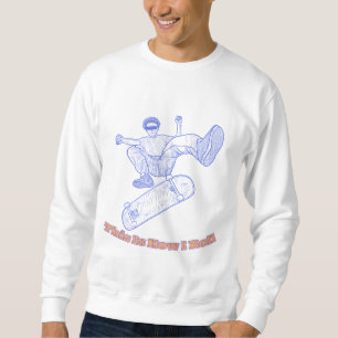 Sweatshirt C'est ainsi que je dévale l'Art