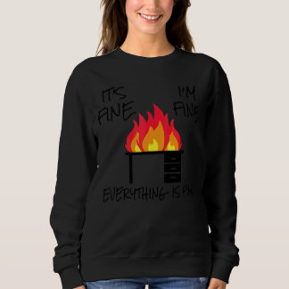 Sweatshirt C'est bon Je vais bien Tout est fin de Sc