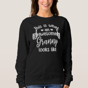 Sweatshirt C'Est Ce Qu'Une Grossesse Aimante Ressemble À Une