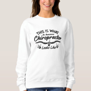 Sweatshirt C'Est Ce Qu'Une Spine Chiro Chiropracteur Magnifiq