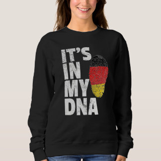 Sweatshirt C'est dans mon Adn Allemagne Drapeau Hommes femmes