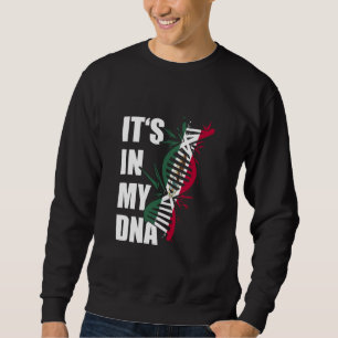 Sweatshirt C'est dans mon ADN Drapeau du Mexique Racines mexi