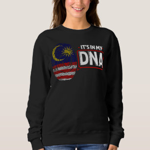 Sweatshirt C'Est Dans Mon ADN Drapeau National Patriotique Ma