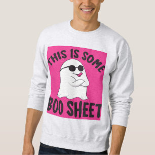 Sweatshirt C'est du Papier de Fantôme – Texte de Pun Hallowee