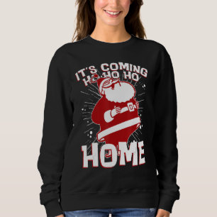 Sweatshirt C'est en route Ho Ho Ho à la maison Angleterre F
