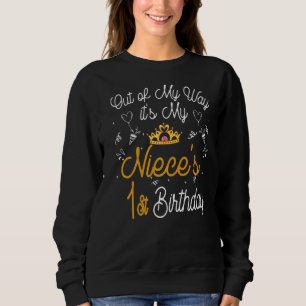 Sweatshirt C'est le 1er anniversaire de ma nièce