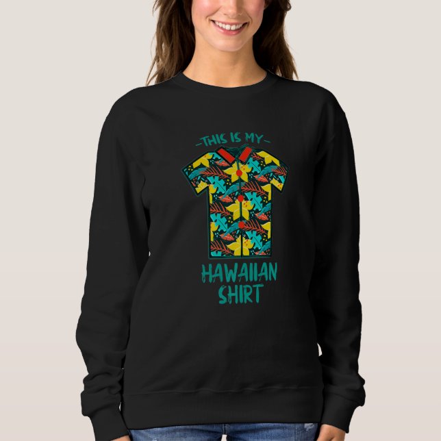 Sweatshirt C'Est Mon Bum De Plage Hawaiian Beach Été 58 (Devant)