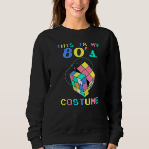 Sweatshirt C'Est Mon Costume Des Années 80 J'Aime Le Design T
