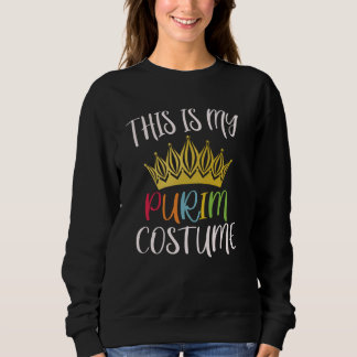 Sweatshirt C'est mon costume Purim drôle Juif