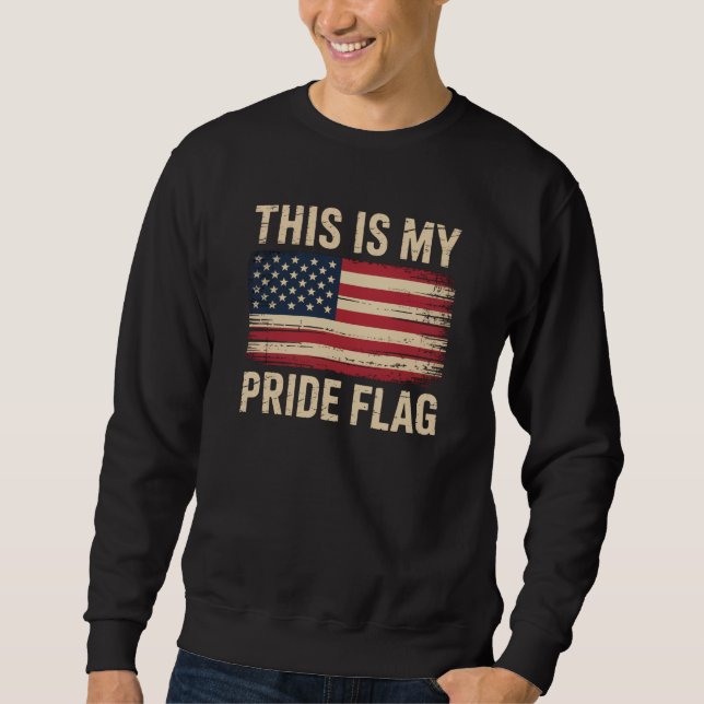 Sweatshirt C'est mon drapeau de fierté (Devant)