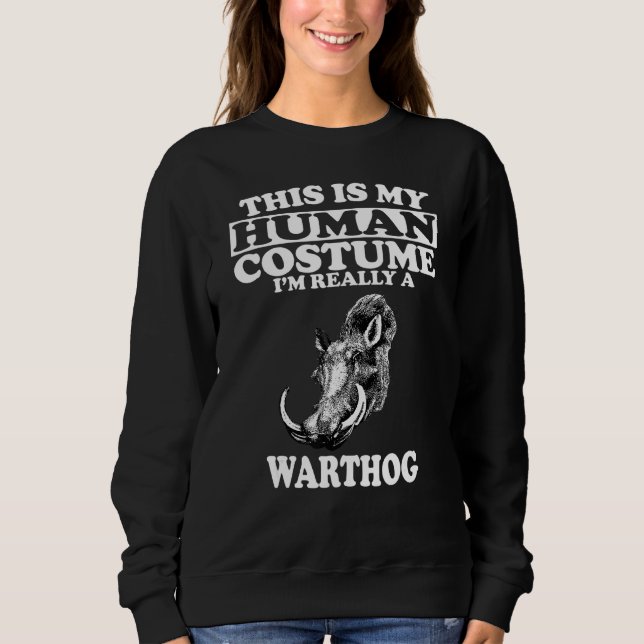 Sweatshirt C'Est Mon Humain, Je Suis Vraiment Un Costume Ding (Devant)