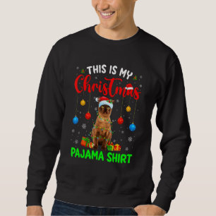 Sweatshirt C'Est Mon Pyjama De Noël Chat Birman Arbre De Noël