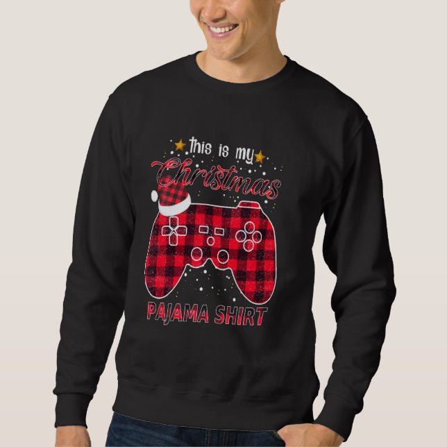 Sweatshirt C'Est Mon Pyjama De Noël Chemise Cute Reindeer Xm (Devant)