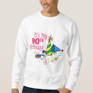 Sweatshirt C'est mon quatre-vingt-dixième anniversaire (les