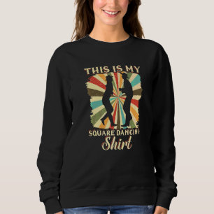 Sweatshirt C'est mon square dancing pour hommes femmes danseu