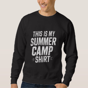 Sweatshirt C'est mon t-shirt de camp de vacances Directeur du