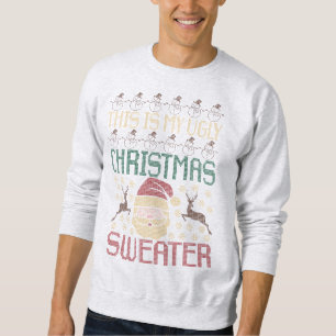 Sweatshirt C'Est Mon Vilain Chandail De Noël