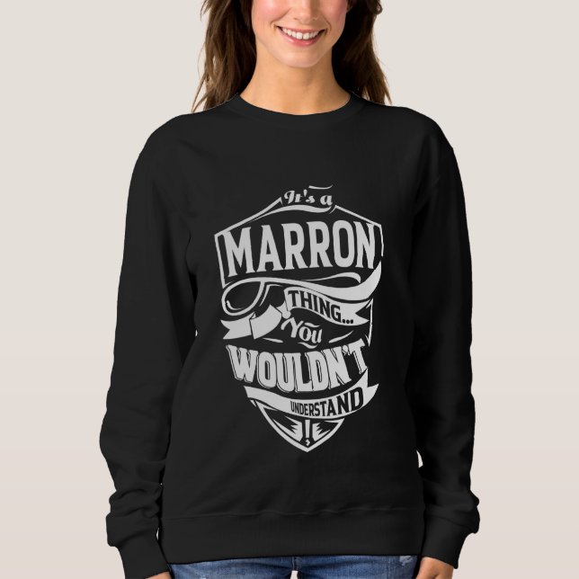 Sweatshirt C'est un cadeau MARRON (Devant)