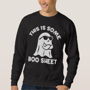 Sweatshirt C'Est Un Peu De Feuille De Boite Ghost Funny Retro