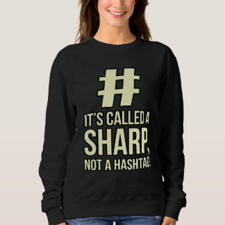 Sweatshirt C'est un professeur de piano Music Player Musicien