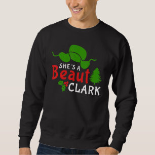 Sweatshirt C'Est Une Beaut Clark Mauvaise Noël Bonne Famille