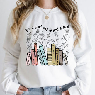 Sweatshirt C'est une bonne journée pour lire un livre