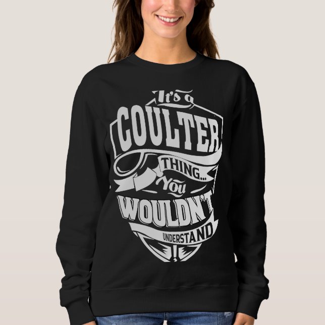 Sweatshirt C'est une chose COULTER (Devant)
