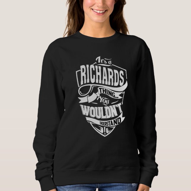 Sweatshirt C'est une chose de Richards (Devant)