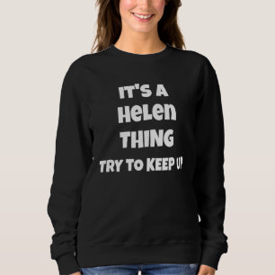 Sweatshirt C'est une chose helen essayez de suivre pour homme