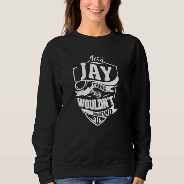 Sweatshirt C'est une chose JAY (Devant)