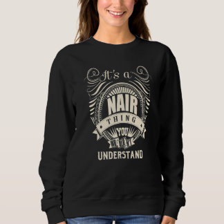 Sweatshirt C'Est Une Chose Nair Que L'On Ne Comprend Pas