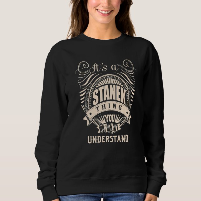 Sweatshirt C'est une chose STANEK (Devant)