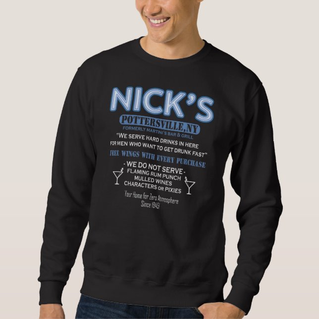 Sweatshirt C'est une vie merveilleuse Nicks Bar George Bailey (Devant)