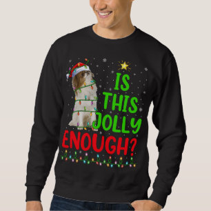 Sweatshirt Cet Arbre De Noël Drôle Est Ce Chin Japonais Assez