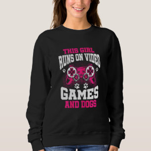 Sweatshirt Cette Gamer Girl Se Dirige Sur Des Jeux Vidéos Et