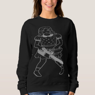 Sweatshirt Chainsaw Girl I Horror Punk Gothic Pastel Goth Hal