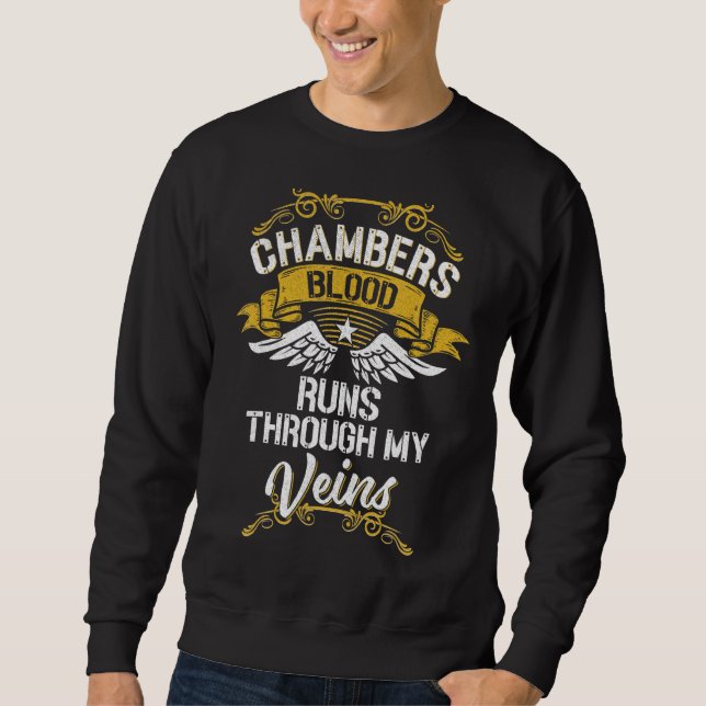 Sweatshirt Chambres De Sang Traverse Mes Veines (Devant)