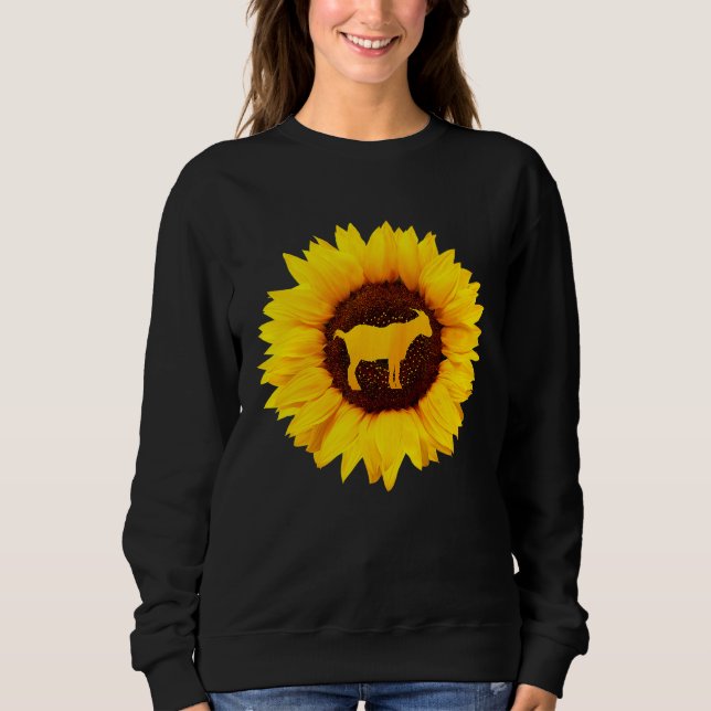 Sweatshirt Chamois Pour Femmes Hommes Chèvre Antelope Tournes (Devant)