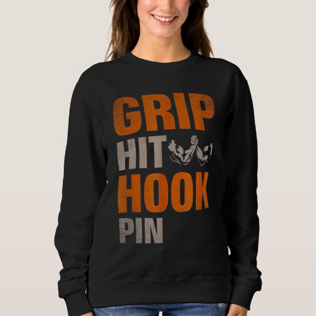 Sweatshirt Champ de lutte contre le bras de lutte contre le b (Devant)